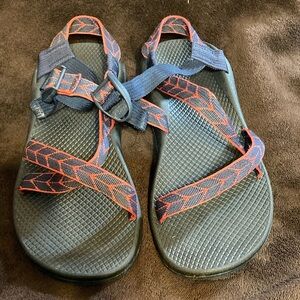 Chaco coral and Blue Women's Sandals